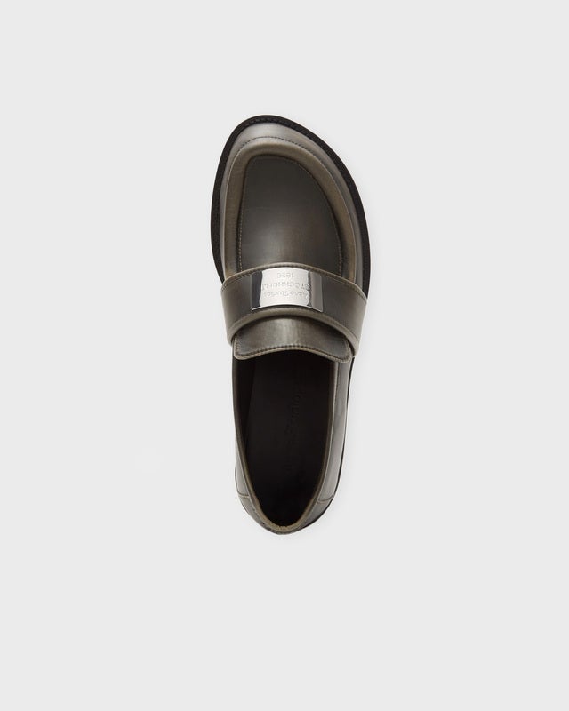 Acne Studios Loafers Logo Leather Brown EUR 40