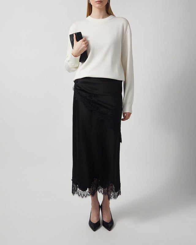 Wakakuu Icons Scarf Lace Black ONESIZE