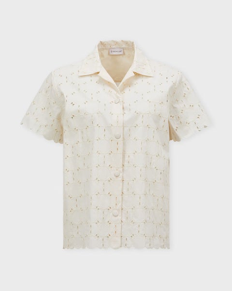 Skjorta Broderie Anglaise  Natural 1