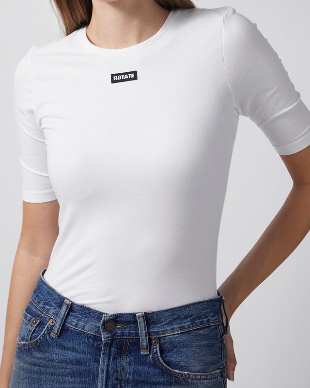 ROTATE  T-Shirt Short Sleeve White 36