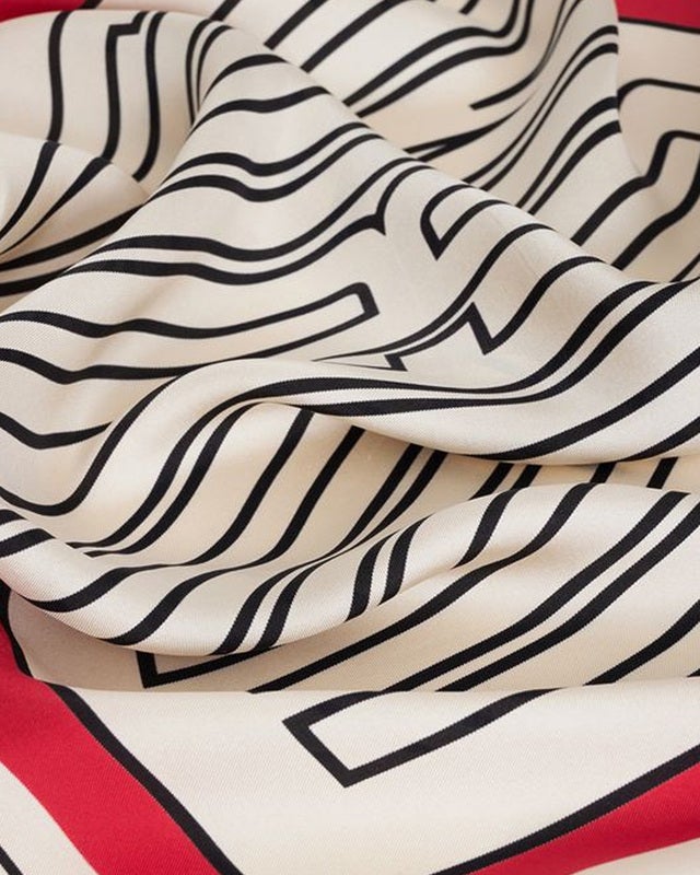Anine Bing Scarf York Anine Bing Tango Red ONESIZE