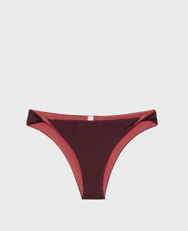 Seaquelle  Bikini Bottom Twisted Burgundy  M