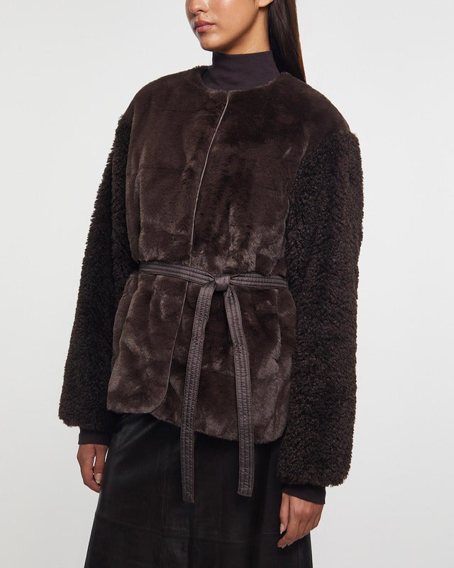 Moncler Jacket Jouillat Taupe MONCLER 1 (S)
