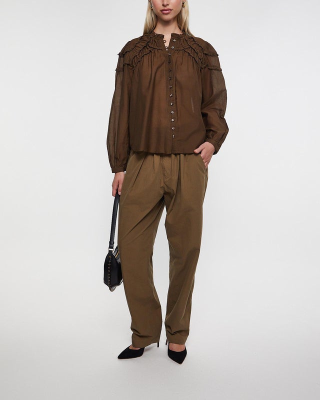 Isabel Marant Étoile Blouse Christa Dark green FR 38 (EUR 36)
