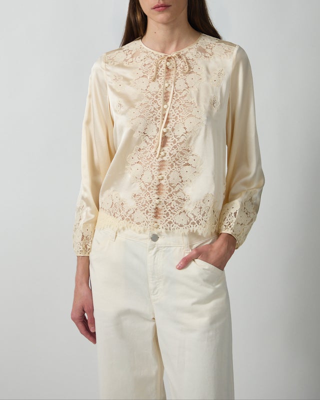 DÔEN Blouse Lucine Cream XS