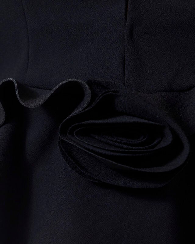 ROTATE  Top V-Neck Flower Black 36