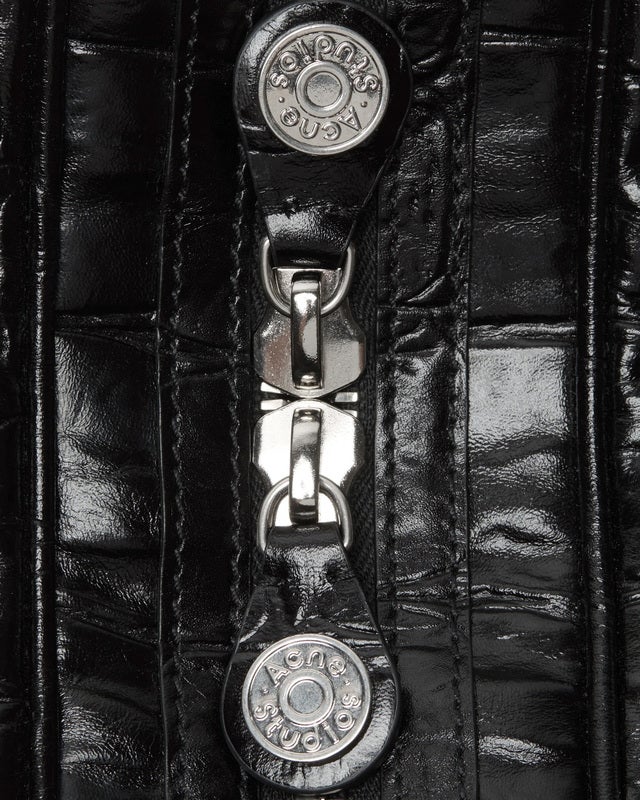 Acne Studios Bag Camero Party Croco  Black ONESIZE