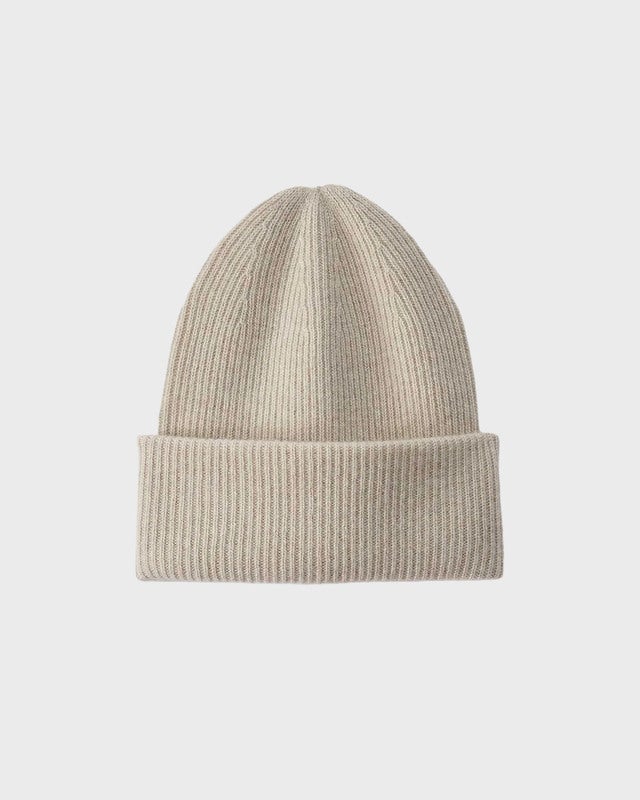 LISA YANG Beanie Stockholm Beige/Brown ONESIZE