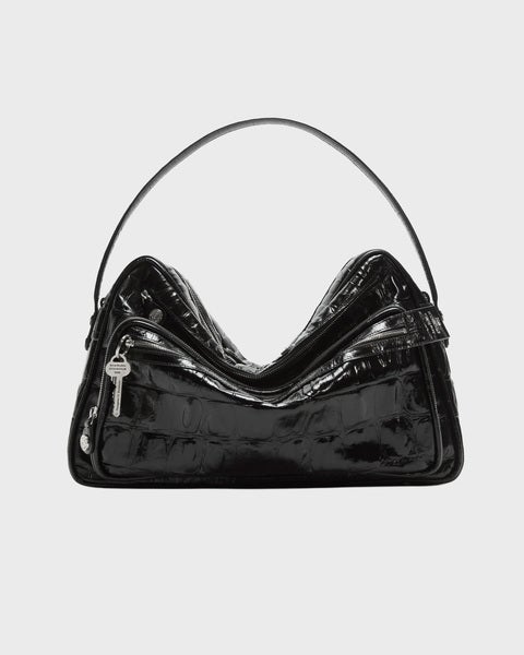 Bag Camero Camera Croco Black 1