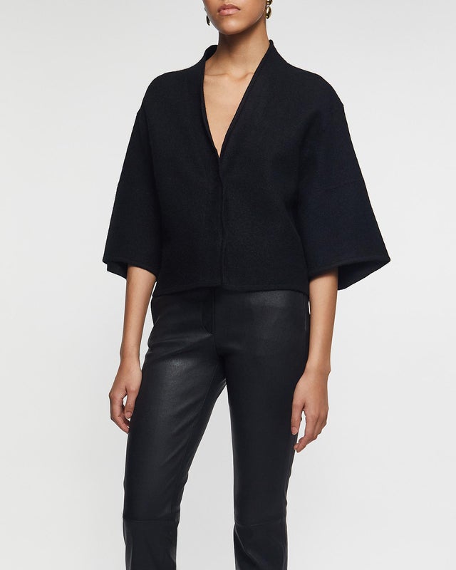 Dagmar Cardigan Short Wool Black S