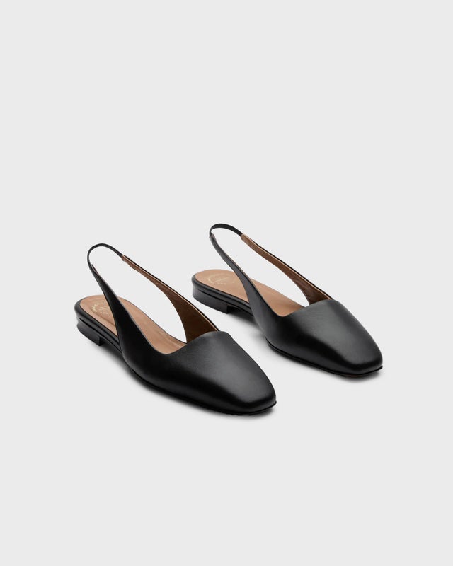 ATP Atelier Slingbacks Plesio Black Nappa Svart EUR 38