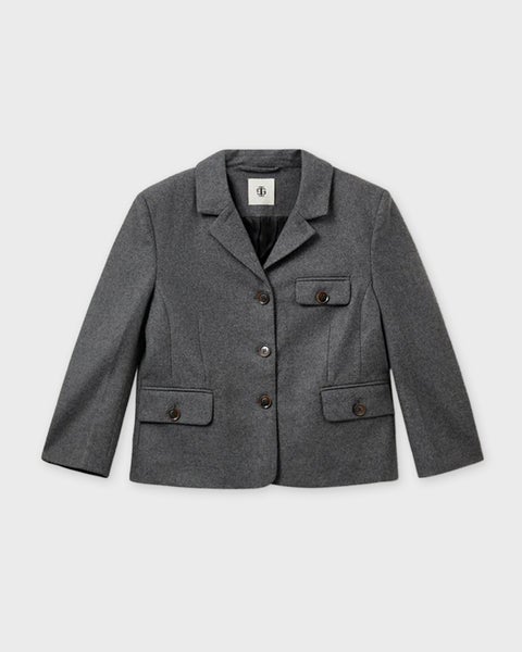Jacket Mitch Fitted Grey melange 1