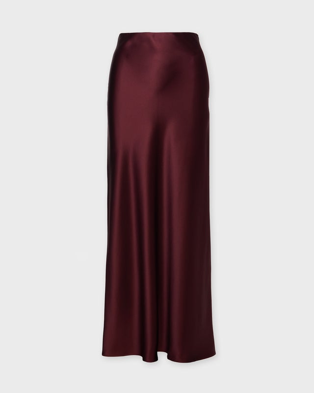 Wakakuu Icons Skirt Cielo Satin Burgundy S