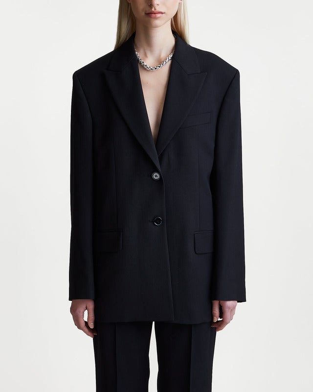Acne Studios Kavaj Single-Breasted Chestnut  Svart 42
