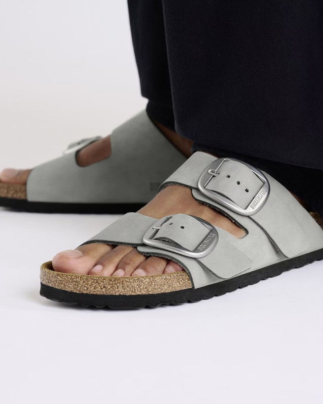 Birkenstock Sandals Arizona Big Buckle LENB Sage EUR 38