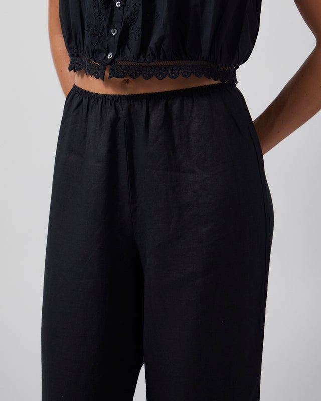 DÔEN Linen Pants Lavon S
