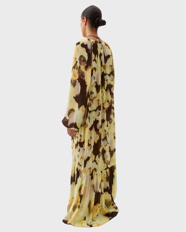 Rodebjer Klänning Iris Blurry Silk Multicolor L