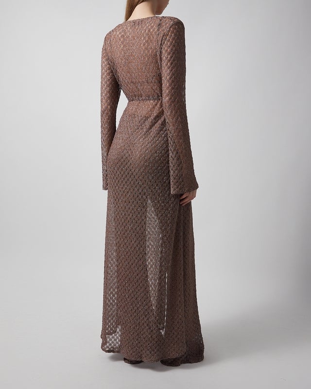 Missoni Cardigan Long Cover Up Brown IT 42 (EUR 38)