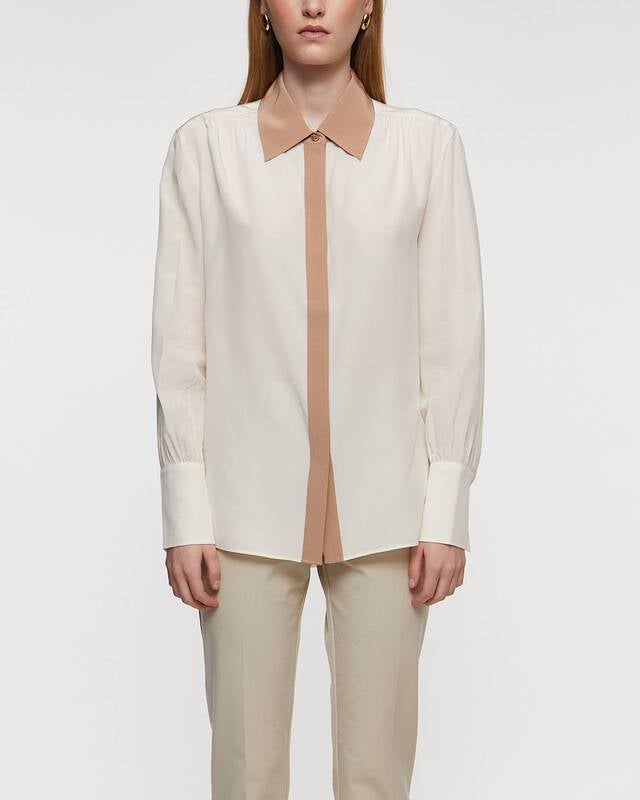 JOSEPH Blouse Evora Silk Ivory FR 42 (EUR 40)