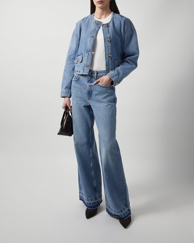 Anine Bing Jeans Lewis Caspian Blue Washed blue 29