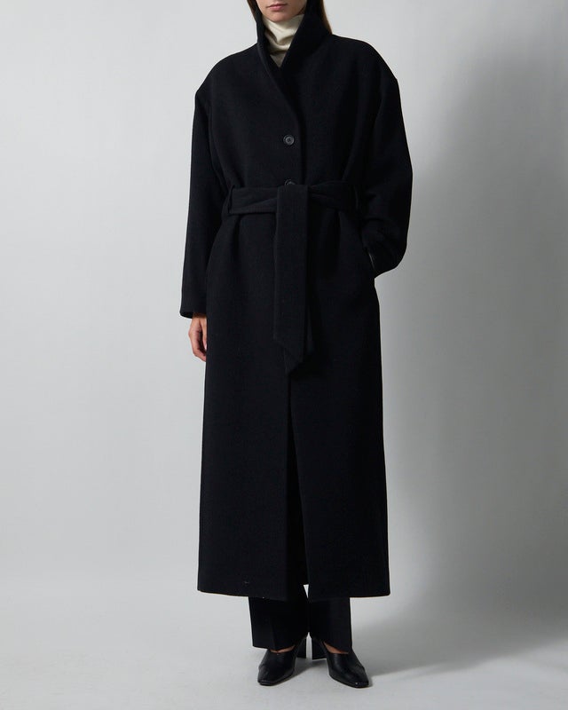 Dagmar Coat Wool Robe Black 34