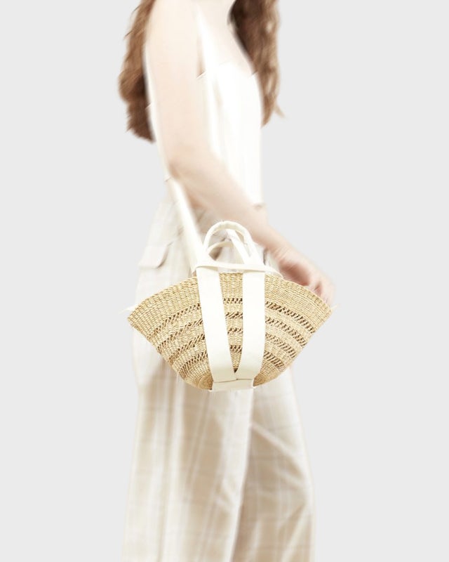 MUUÑ Bag Mini Sophie Lace Natural ONESIZE