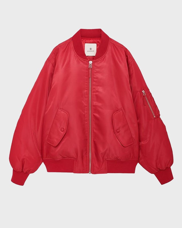 Anine Bing Bomber Leon Tango Red XS