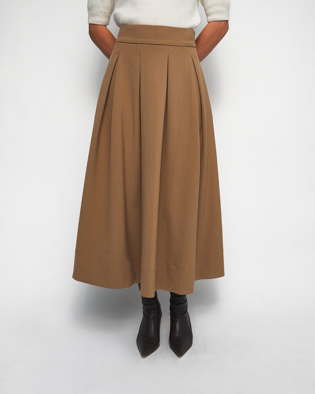 Wakakuu Icons Skirt Milan Camel XS