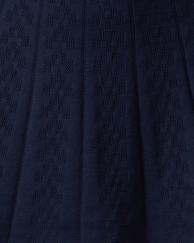 J Lindeberg Skirt Pamela Pintelle Knitted Navy S