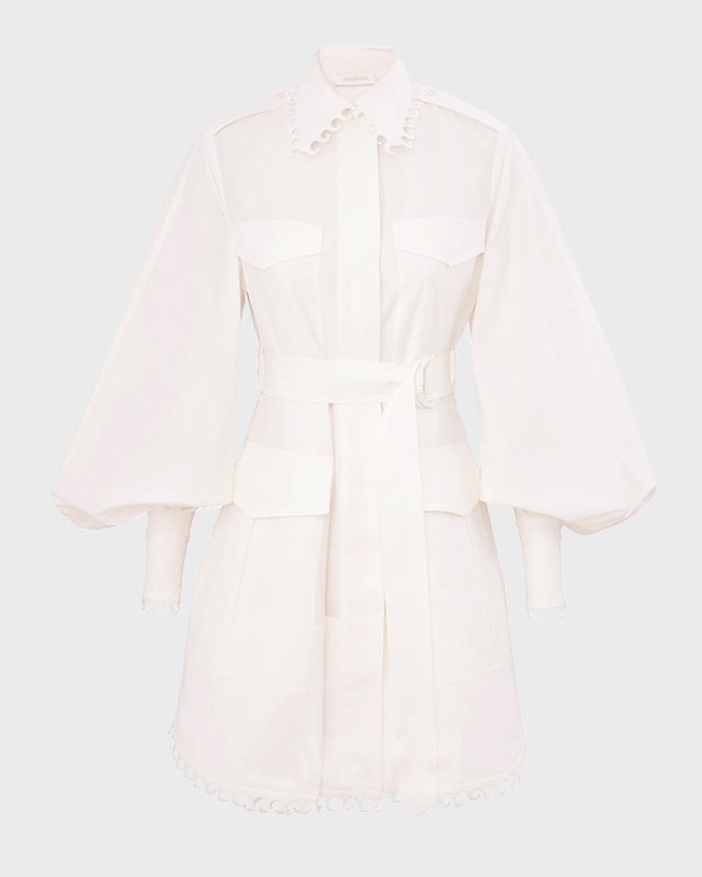 Zimmermann Klänning Illuminate Utility Mini Ivory 0 (XS-S)