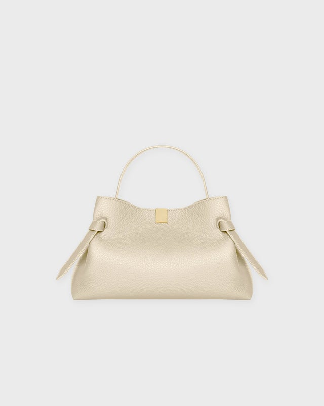 Yuzefi Bag Gyoza Pebble Grain Leather Cream ONESIZE