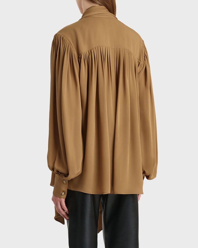 KHAITE Blouse Vali Black/gold US 4 ( EUR 36)