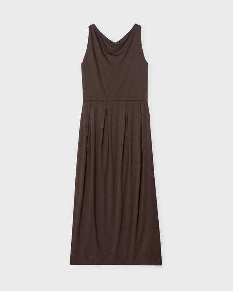 Dress Square neck  Brown 1