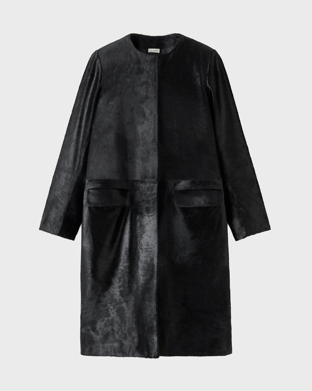 Almada Coat Gemma Pony Black S