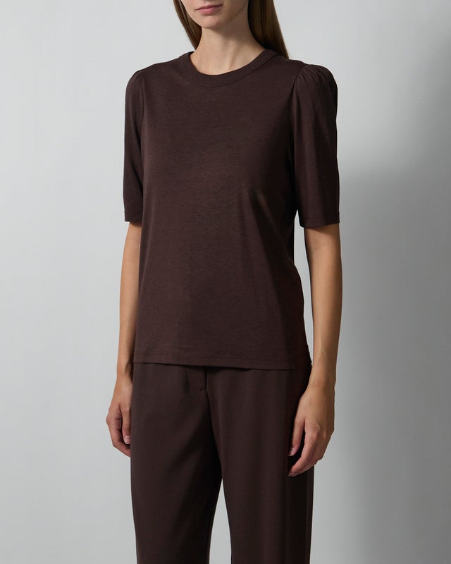 Rodebjer T-shirt Dory Dark brown L