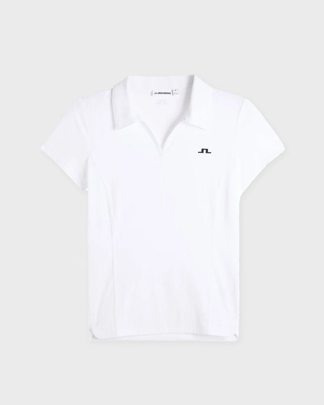 J Lindeberg Top Marlie Polo White M