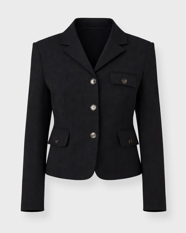 The Garment Blazer Pisano Fitted  Black UK 6 (EUR 34)