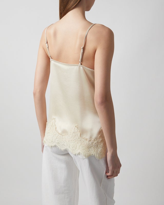 ONE and OTHER Top Grace Cami Light yellow S