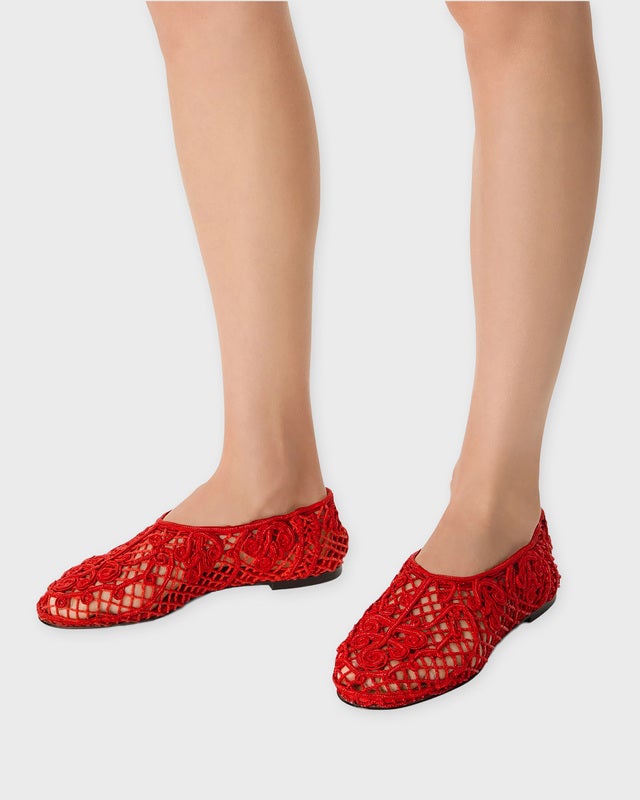 ODISSI Ballet Flats Iris Red EUR 36