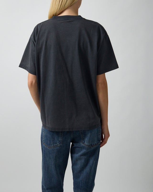 Anine Bing T-Shirt Cade Tee Tiger Bing Washed Black S