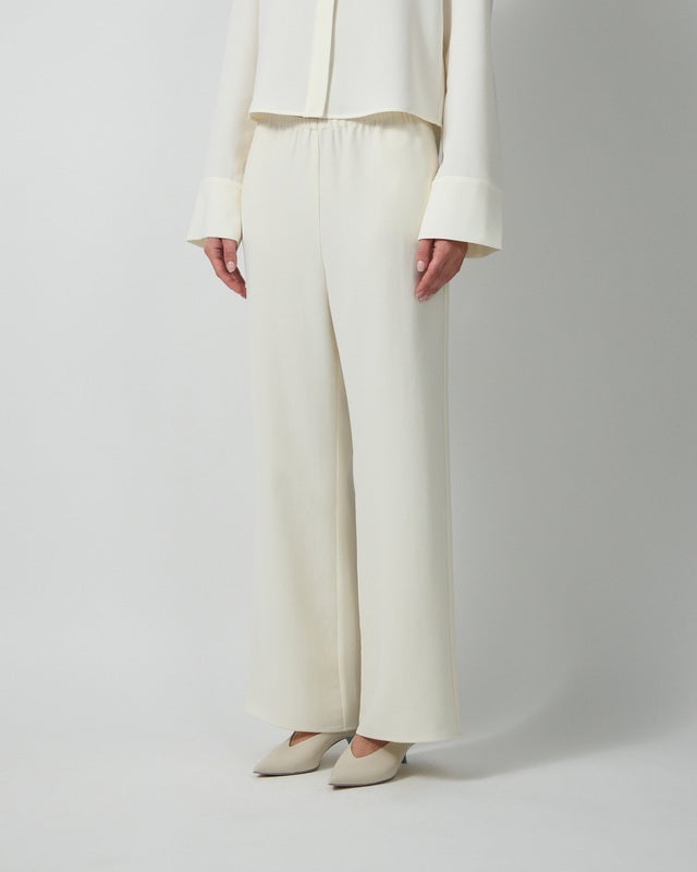 Wakakuu Icons Trousers Adeleine Crepe Cream XL