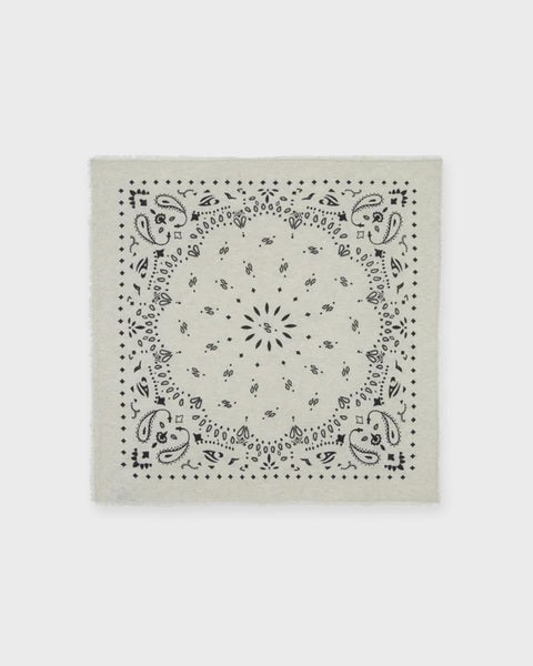 Hachiko Cashmere Bandana Scarf  Beige ONESIZE 1