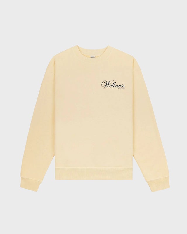 Sporty & Rich Crewneck Avenue Almond S