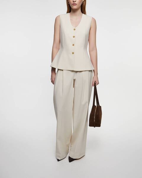 Byxor Cymbaria High-Waist  Pearl 2