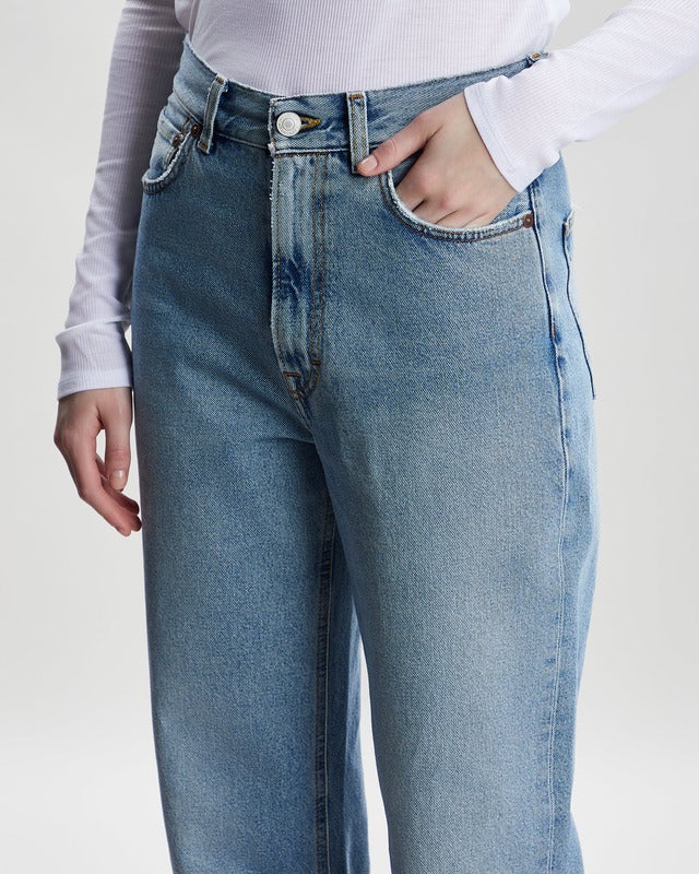 Dagmar Jeans Wide Leg Denim Ljusblå W29/L32
