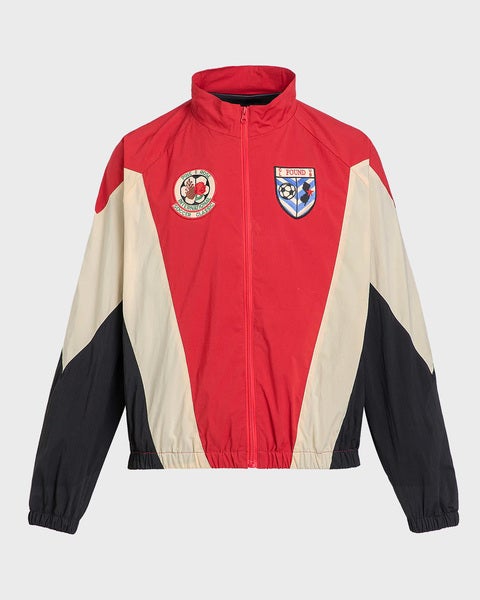 Jacket Pine and Rose Track Unisex Red/cream 1