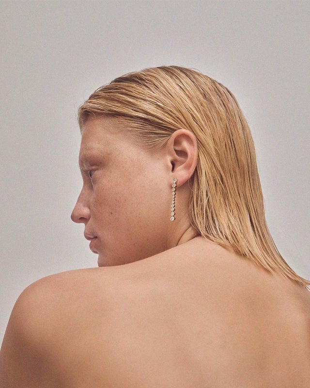 Ragbag Earrings Oda Long Gold ONESIZE