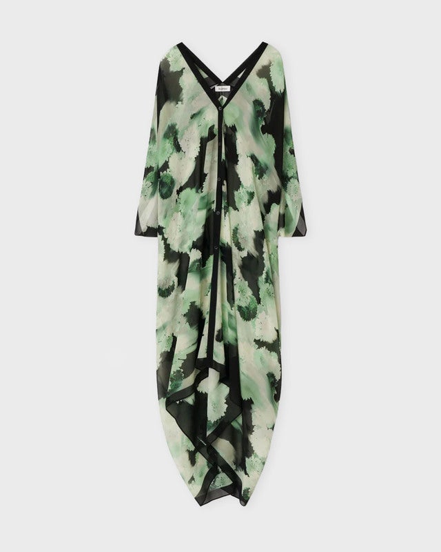 Rodebjer Dress Agave Blurry Flower Green ONESIZE