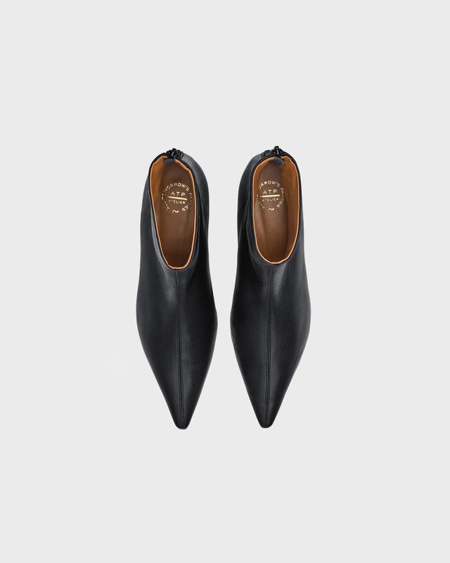 ATP Atelier Ankle Boots Melfi Black Shiny Nappa EUR 39