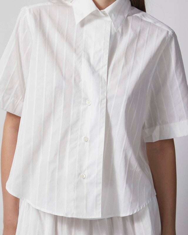 Dagmar Shirt Short Sleeve Cotton White 38
